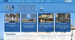 Desktop Screenshot of grand-large-immobilier.fr